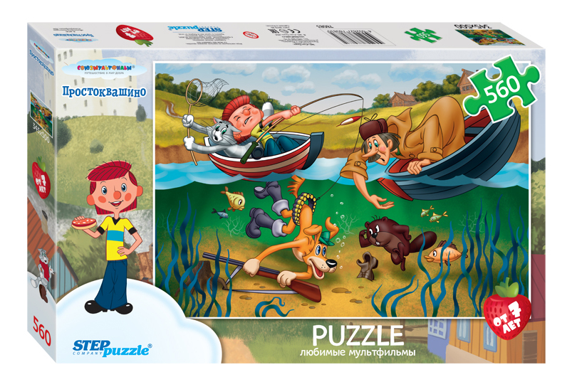 

Пазл Step Puzzle 560 деталей, Простоквашино
