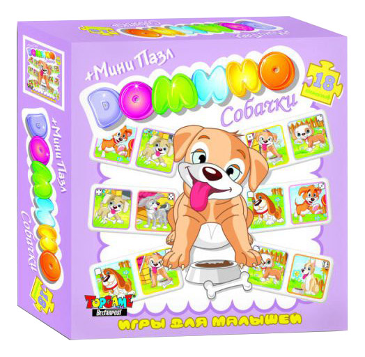 Настольная мини-игра Topgame Домино Собачки 455₽