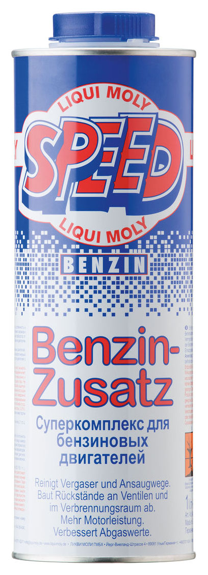 LIQUI MOLY Комплексная присадка в бензин 1 л. 3903 Speed Benzin Zusatz желтый