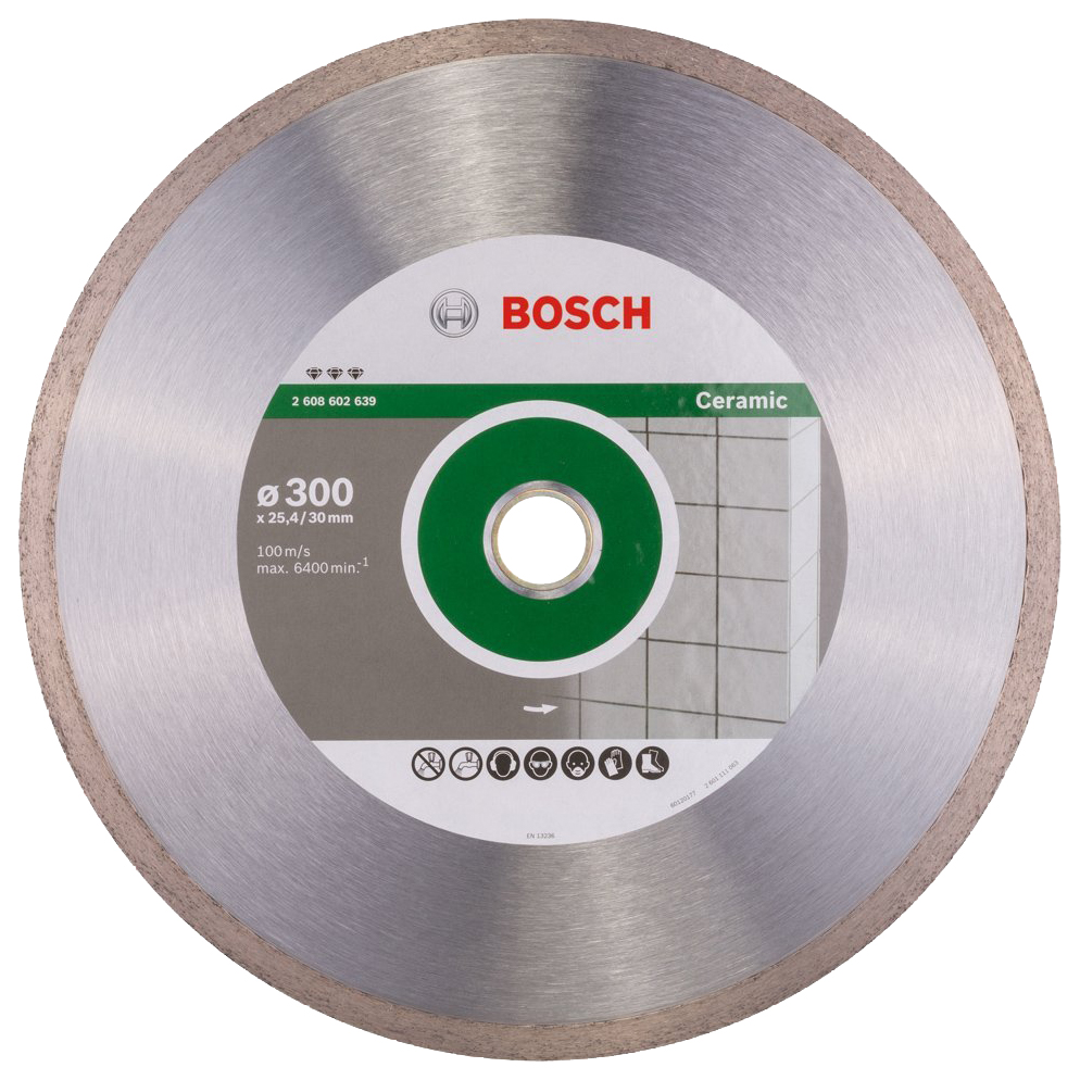 фото Диск отрезной алмазный bosch bf ceramic300-30/25,4 2608602639