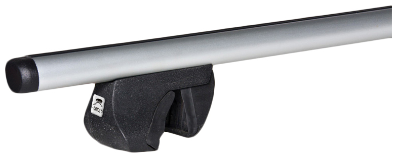 

Багажник на крышу AMOS Alfa с серебристыми крыловидными дугами 85х165см alf165aersil, Алюминий