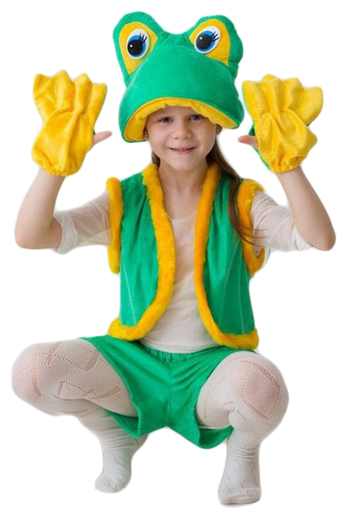 фото Карнавальный костюм бока лягушка, цв. зеленый р.104