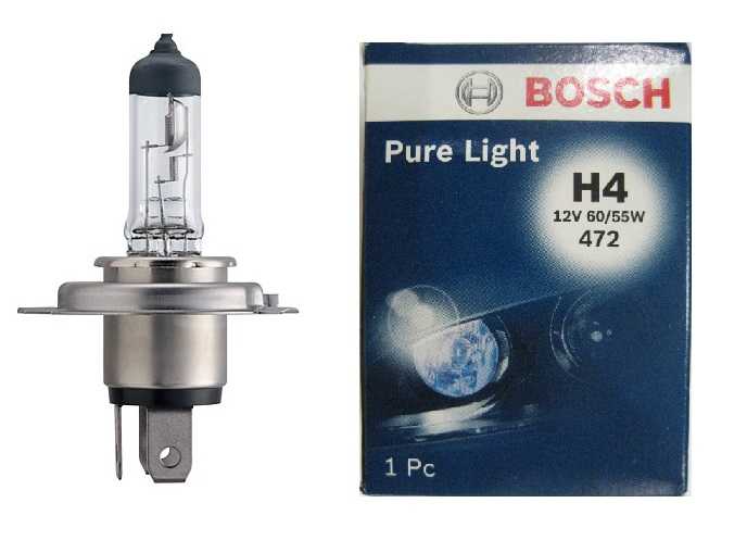 фото Лампа галогенная bosch 55w h7 1987302079