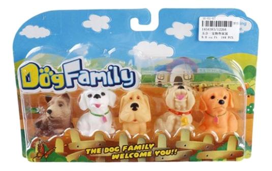 Фигурки Dog Family собачки Shantou Gepai 1220A