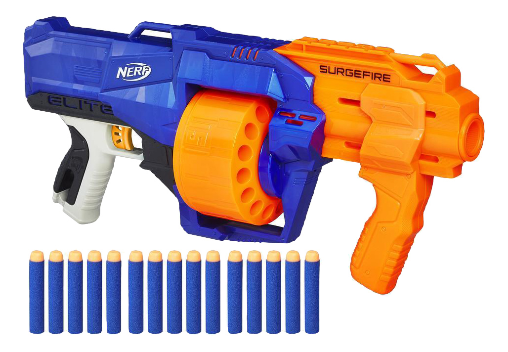 фото Бластер nerf элит сёрджфайр hasbro nerf e0011