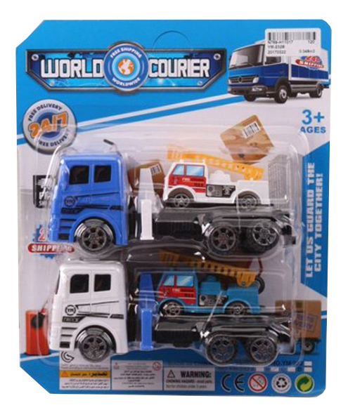 фото Набор из 2 игрушечных автовозов world courier gratwest в87071