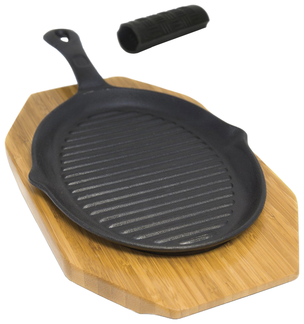 

Сковорода универсальная Broil King 36 см черный 69470, Small Cast Iron Griddle