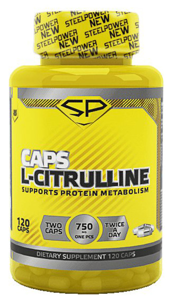 L-Citrulline Steel Power Nutrition, 120 капсул