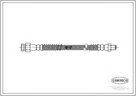 Шланг тормозной системы Corteco 19025914