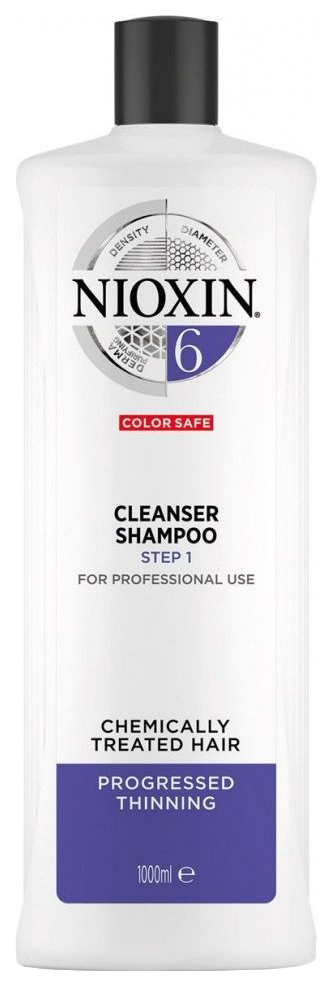 фото Шампунь nioxin system 6 cleanser shampoo 1000 мл