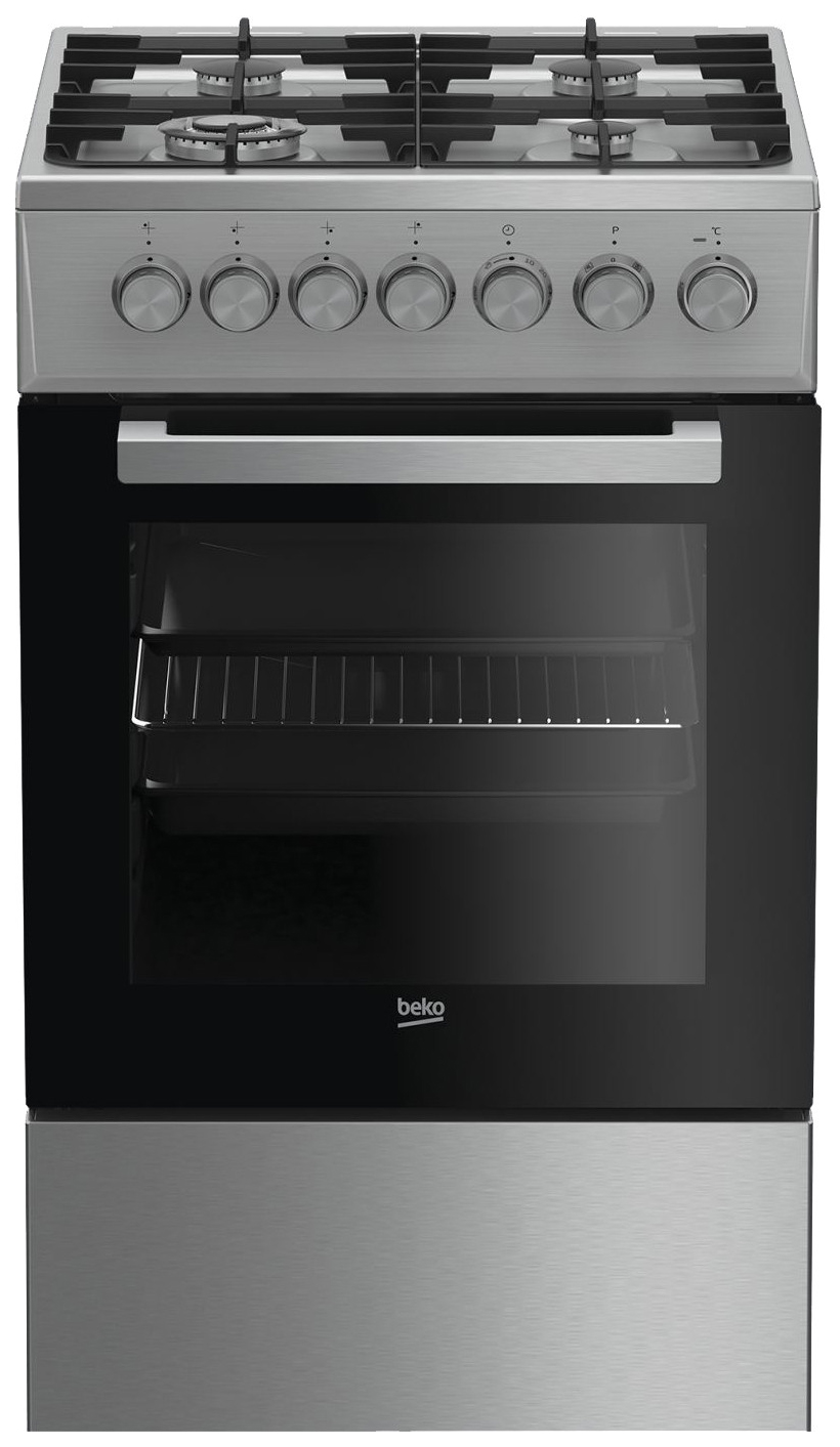 

Комбинированная плита Beko FSET 51130 GX Silver, FSET 51130 GX