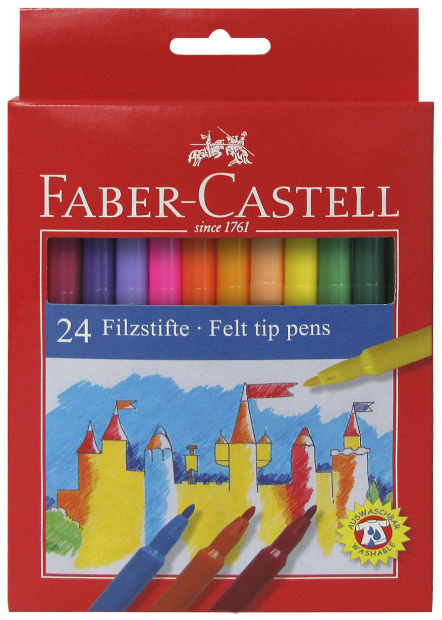 фото Фломастеры faber-castell замок 24 шт