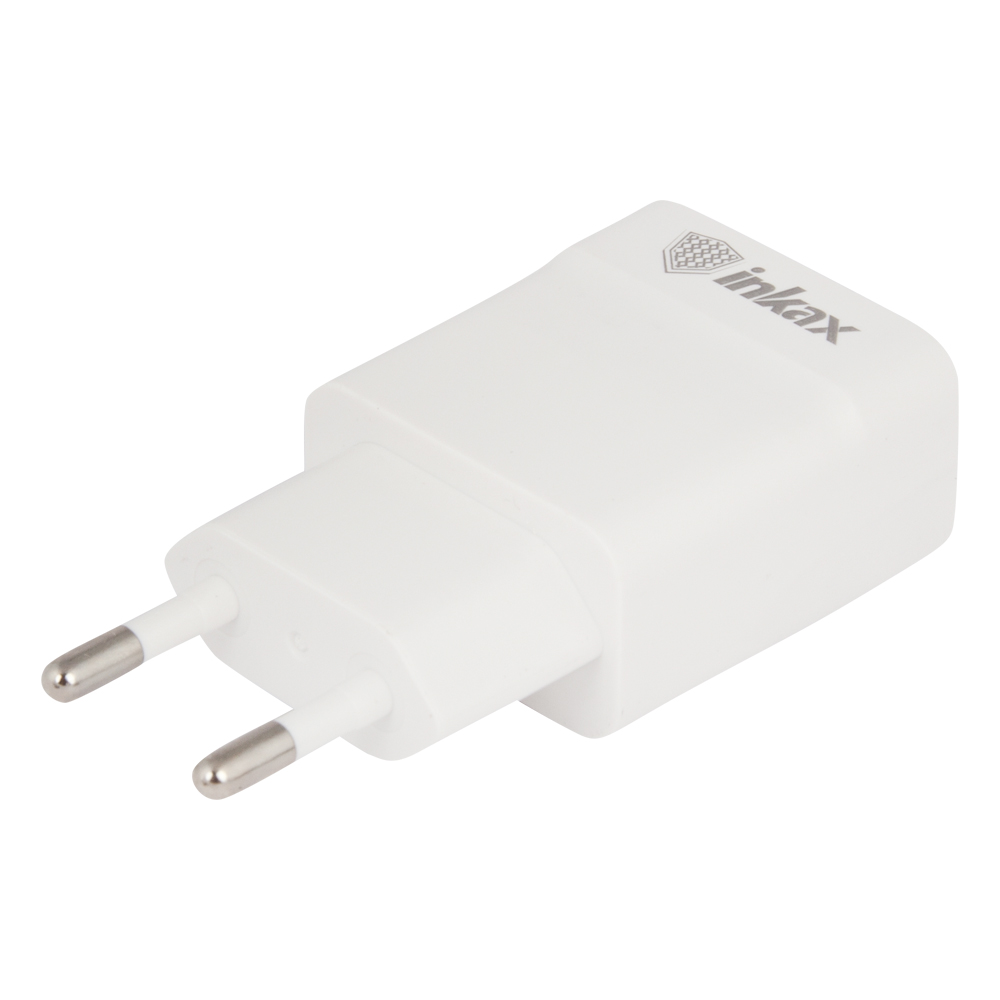 фото Сетевое зарядное устройство inkax cd-36, 1xusb, 1 a, (0l-00038526) white