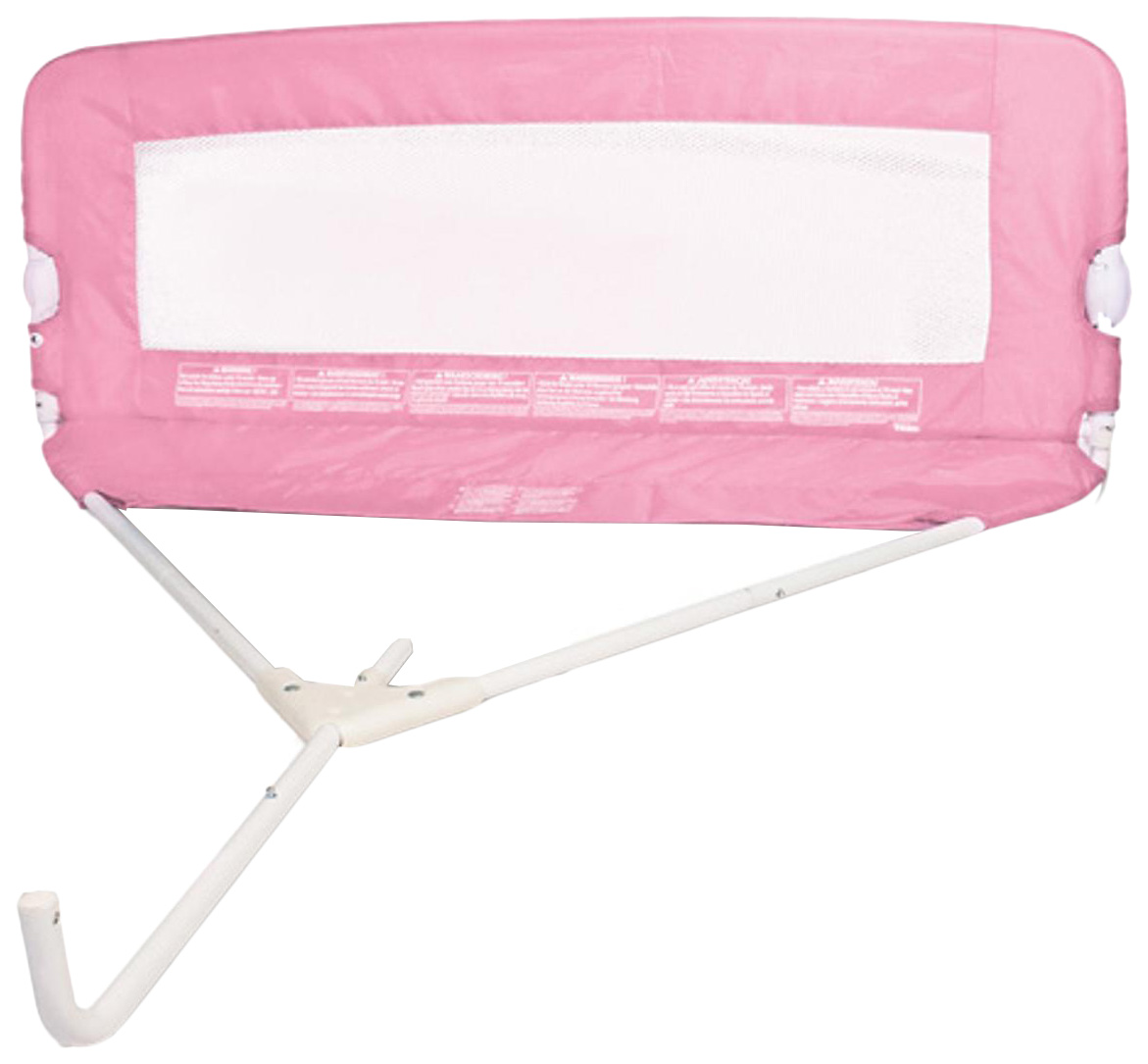 фото Универсальный ограничитель для кровати summer infant single fold bedrail розовый