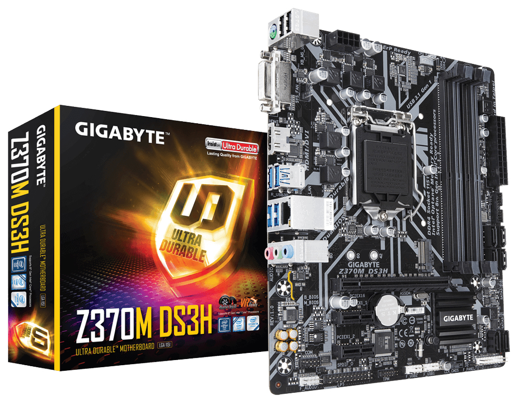 

Материнская плата GIGABYTE Z370M DS3H, Z370M DS3H