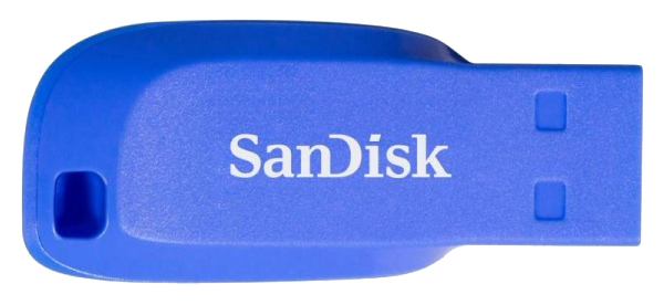 Флешка SanDisk Cruzer Blade 32ГБ Blue (SDCZ50C-032G-B35BE)