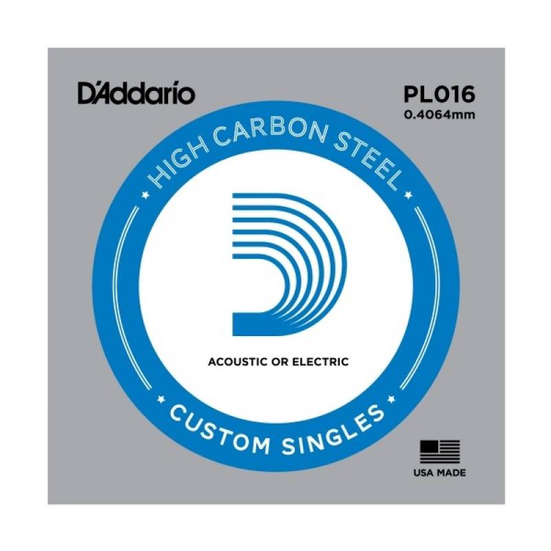 фото Одиночная струна для акустической и электрогитары d addario pl016 d'addario