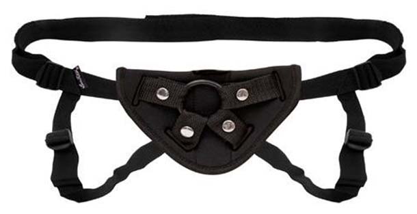 фото Трусики для страпона lux fetish strap on harness неопреновые черный
