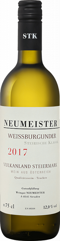 

Вино Weissburgunder Steirische Klassik Vulkanland Steiermark DAC Neumeister