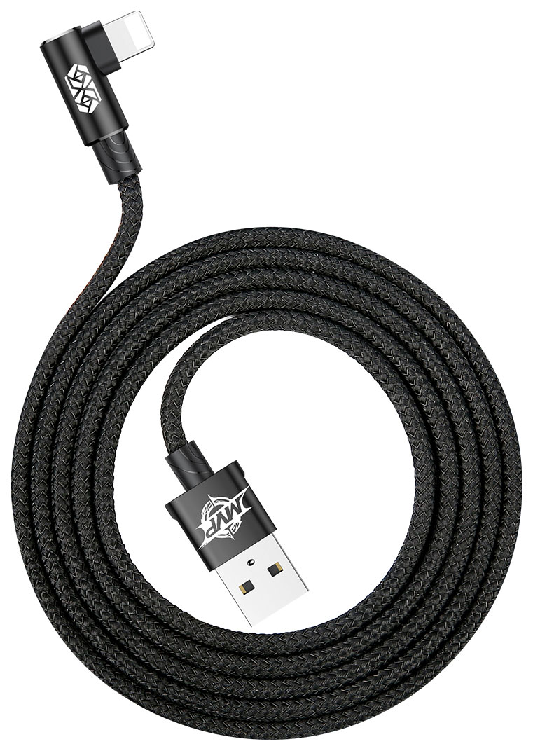 фото Кабель baseus mvp elbow type cable 1m black