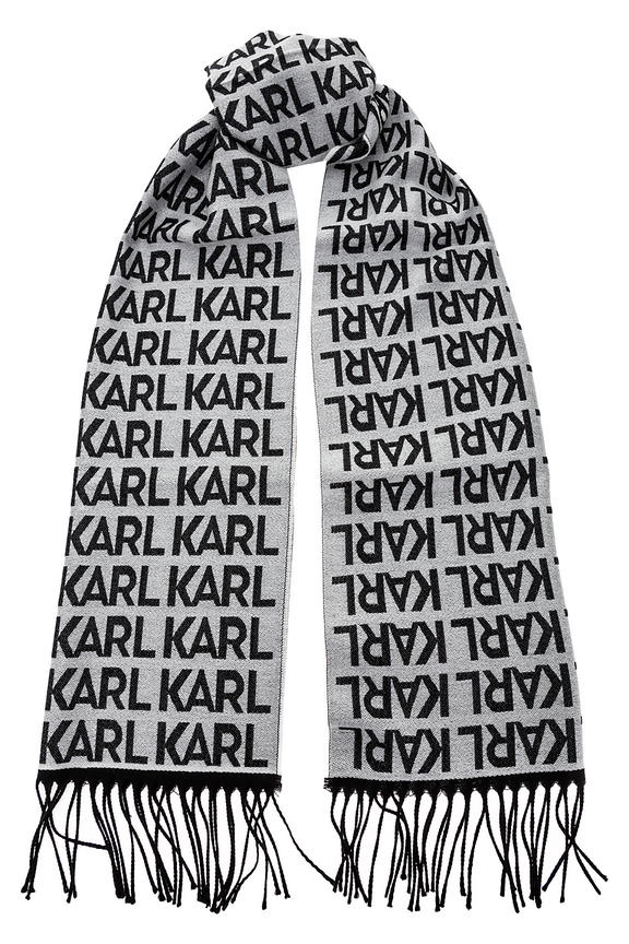 

Шарф мужской Karl Lagerfeld 805001 592133 991 серый, 193х40 см, 805001 592133 991