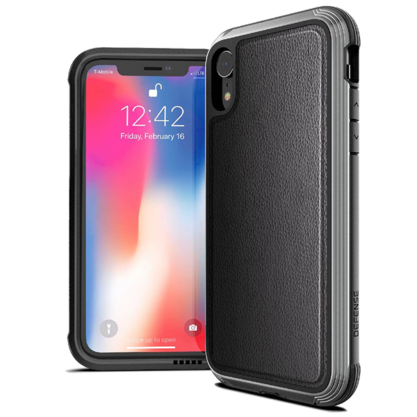 фото Чехол x-doria defense lux case for apple iphone xr black leather
