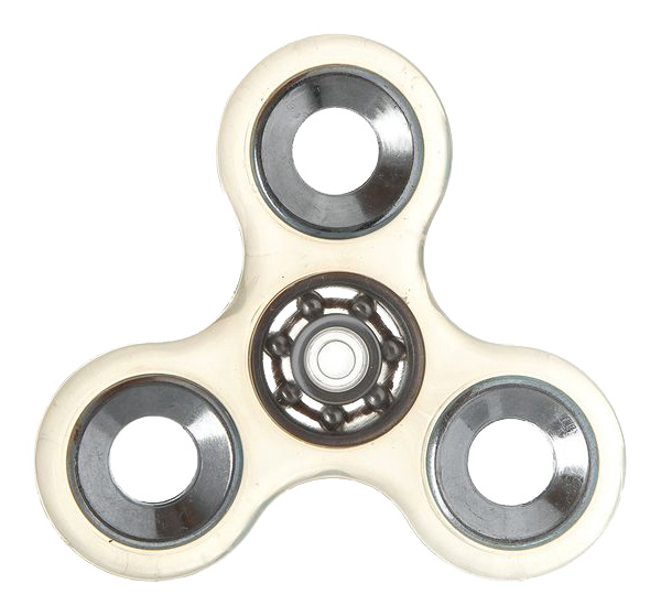 

Спиннер серебро Transparеnt Fidget Spinner- Silver Color