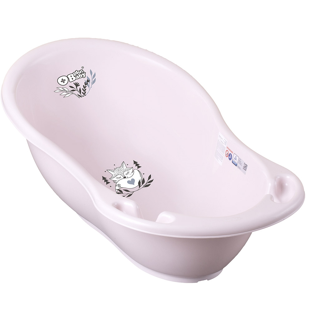 Ванночка детская Tega Baby Лисенок, светло-розовый, 86 см