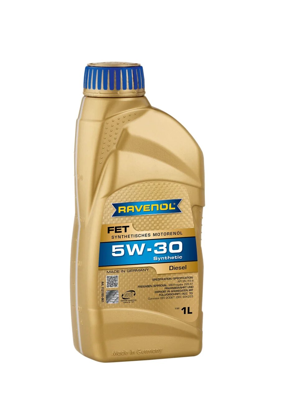 Моторное масло Ravenol FET 5W30 1л