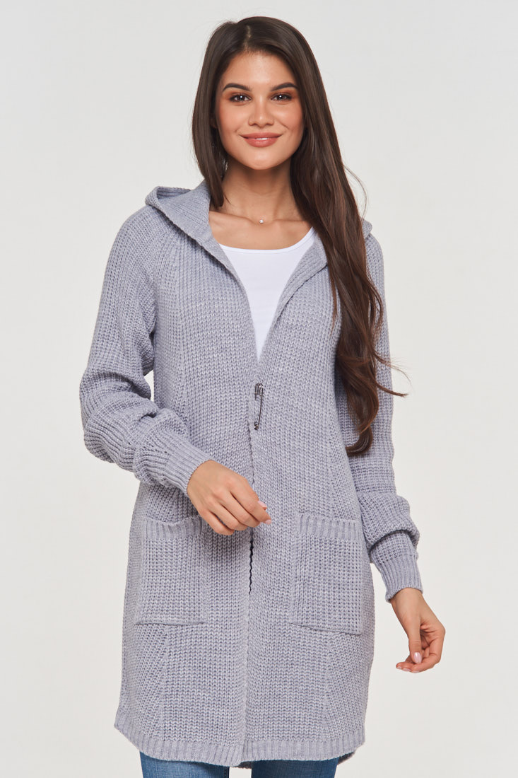 

Кардиган женский BE YOU BY192-14006 серый 44 RU, BY192-14006