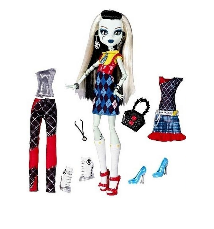 

Кукла Monster High Фрэнки Штейн Я люблю моду (Модный гардероб) X4491