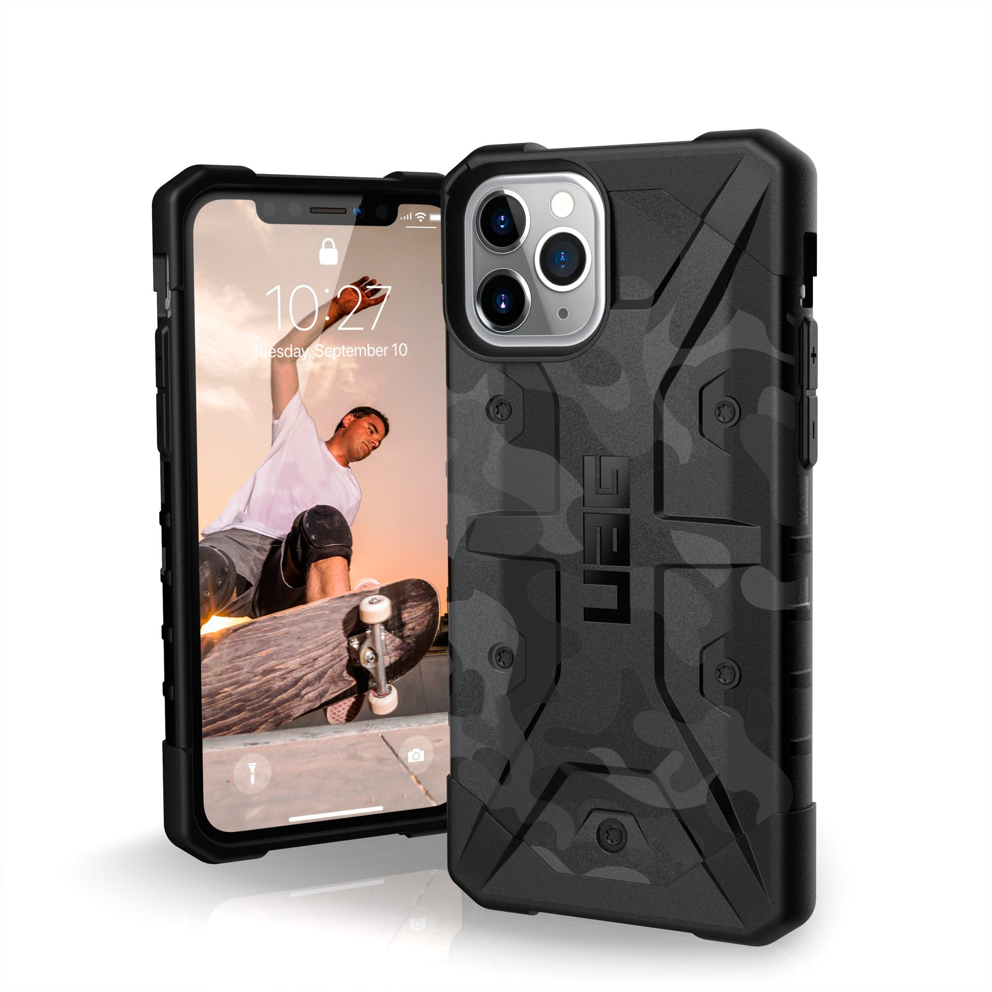 Чехол Urban Armor Gear Pathfinder для iPhone 11 Pro Max Midnight Camo