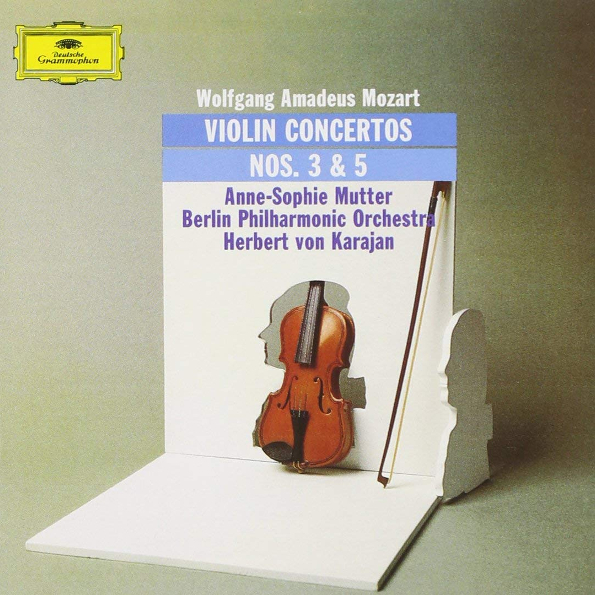 Anne-Sophie Mutter, Berlin Philharmonic Mozart: Violin Concertos No, 3 & No, 5 (LP)