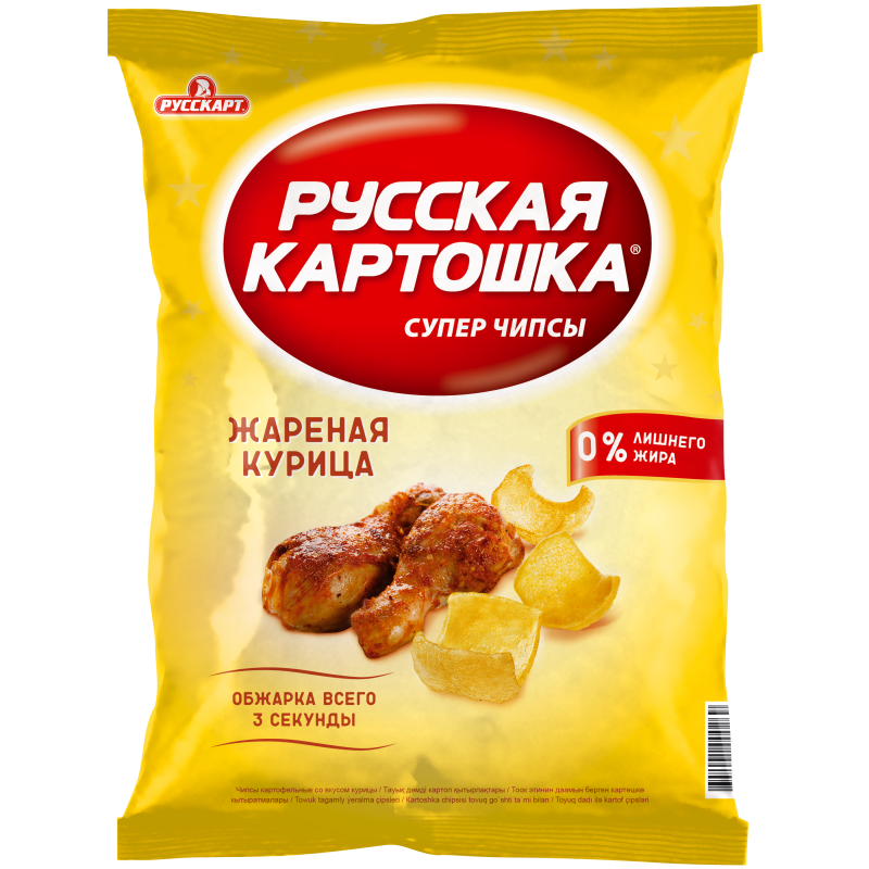 Чипсы Русская картошка Жареная курица 50г