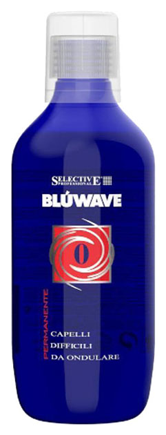 Средство для химической завивки Selective Blue Wave 0 для трудноподдающихся волос 250 мл