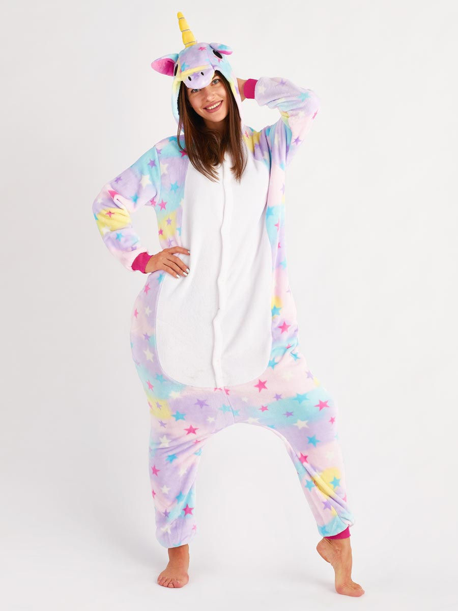 

Кигуруми унисекс BearWear Звёздный Единорог разноцветный 46 RU, Звёздный Единорог