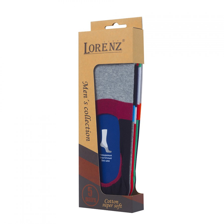 

Подследники мужские LorenzLine 117 разноцветные 40-43