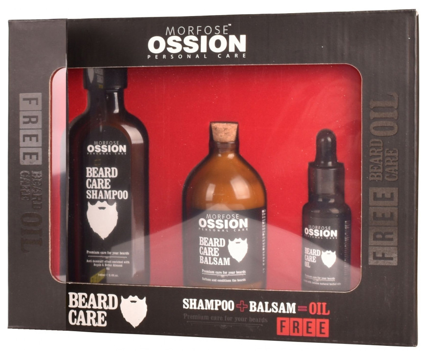 фото Набор для ухода за бородой morfose ossion beard care №1