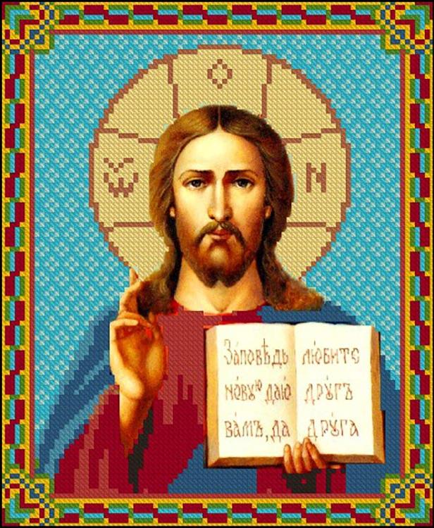

Алмазная вышивка Алмазное Хобби Спаситель, 22x28 см, Спаситель