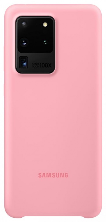 Чехол Samsung Silicone Cover Z3 для Galaxy S20 Ultra Pink