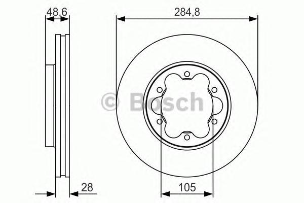 фото Тормозной диск bosch 0986479r27