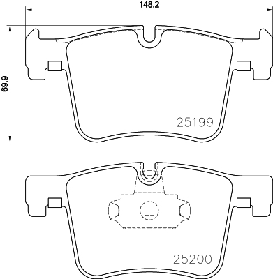 

Тормозные колодки HELLA PAGID/BEHR 8DB355015781