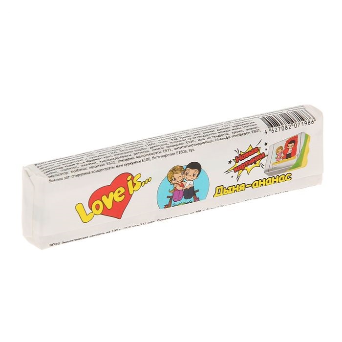 

Жевательная конфета Love is дыня-ананас