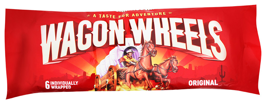 Печенье Wagon wheels original с суфле покрытое глазурью с ароматом шоколада 216 г