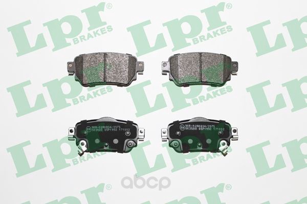 

Тормозные колодки Lpr задние для Nissan Qashqai, X-Trail 2014- 05P1992