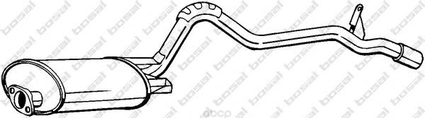 

Глушитель выхлопной системы bosal 283605