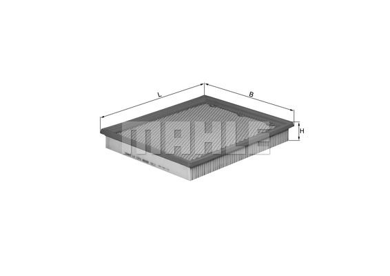 фото Фильтр воздушный knecht lx 1272 mahle/knecht