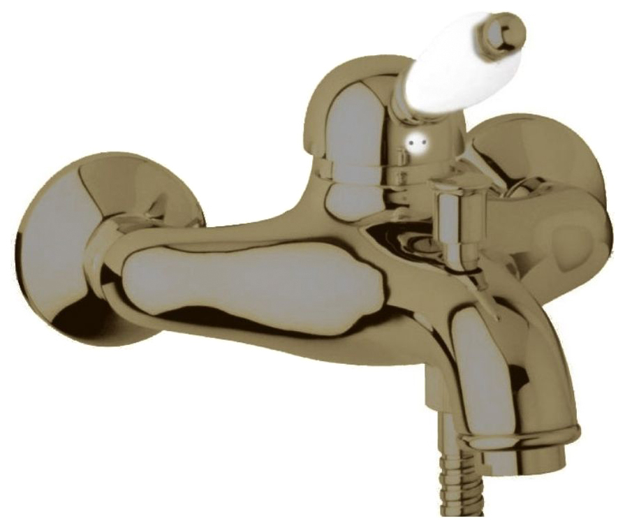 Смеситель для ванной с душем Cezares Elite VM-02-Bi бронза смеситель cezares margot pbv 02 bi для ванны