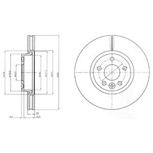 

Тормозной диск DELPHI BG4094C