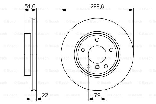 фото Тормозной диск bosch 0986479s32